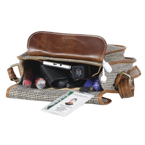 Oxford Jute Leather bags