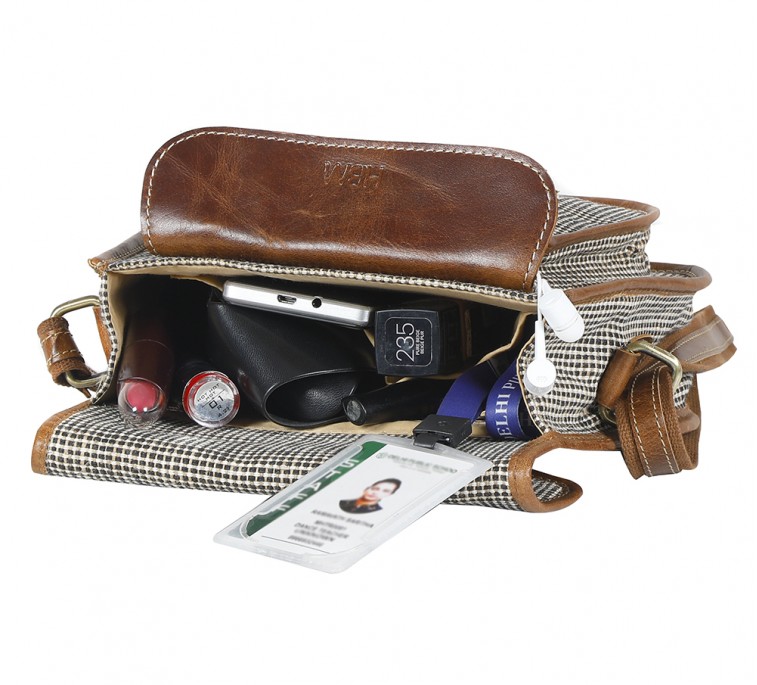 Oxford Jute Leather bags