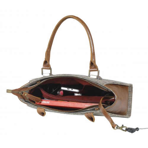 Oxford Jute Leather bags