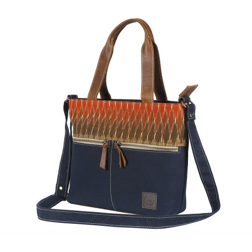 Canvas shoulder bag
