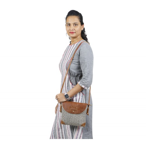 Oxford Jute Leather bags