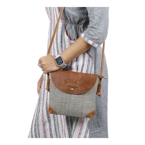 Oxford Jute Leather bags