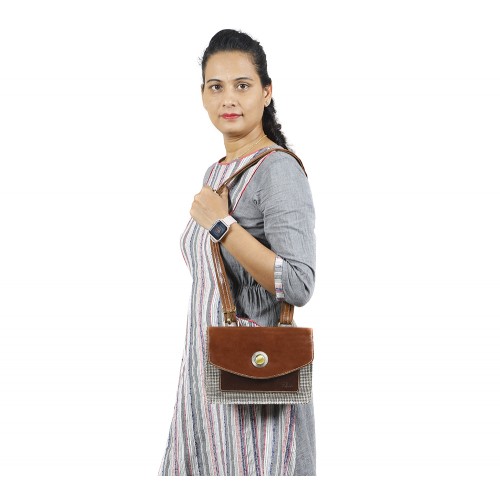 Oxford Jute Leather bags