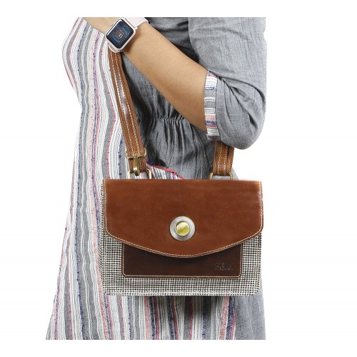 Oxford Jute Leather bags