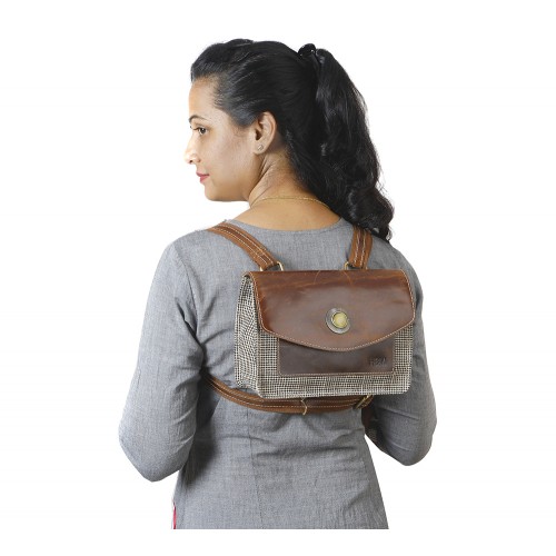 Oxford Jute Leather bags