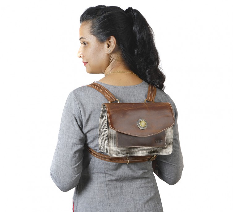 Oxford Jute Leather bags
