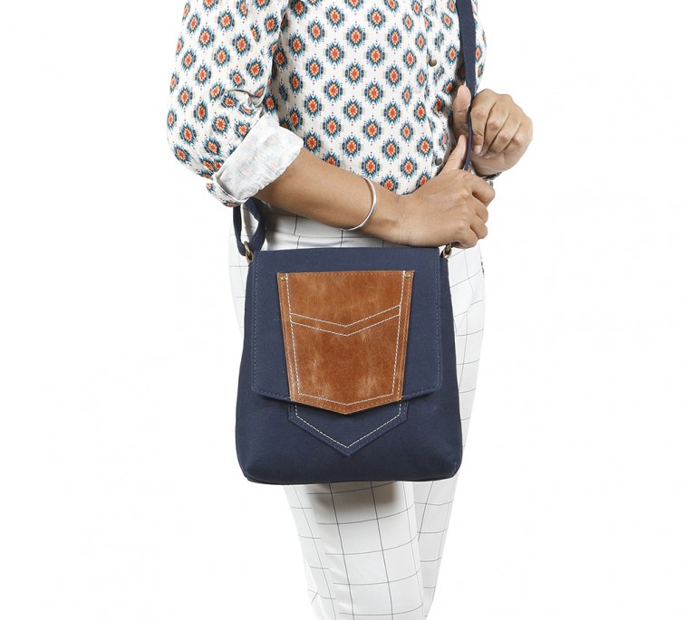 Canvas sling bag